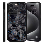 Coque en Carbone Forgé Iphone Bleu (MagSafe)