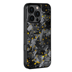 Coque en Carbone Forgé Iphone Jaune (MagSafe)