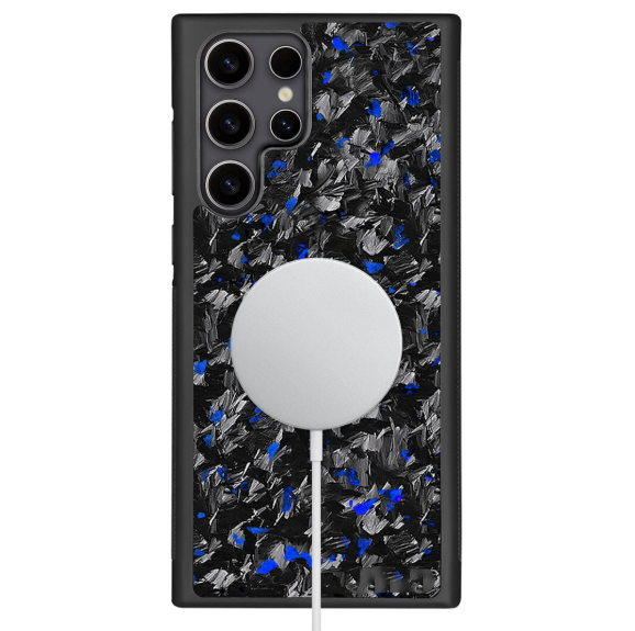 Coque en Carbone Forgé Samsung Bleu AeroCarbon