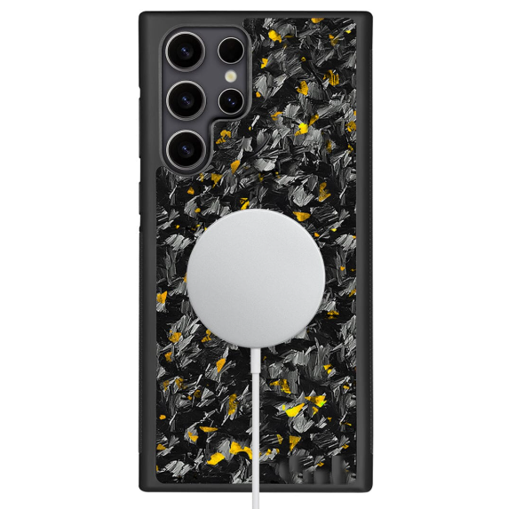 Coque en Carbone Forgé Iphone Jaune AeroCarbon