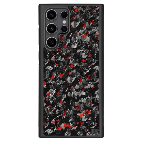 Coque en Carbone Forgé Samsung Rouge AeroCarbon