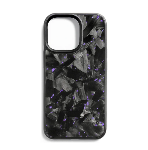 Coque en Carbone Forgé Iphone Violet (MagSafe)