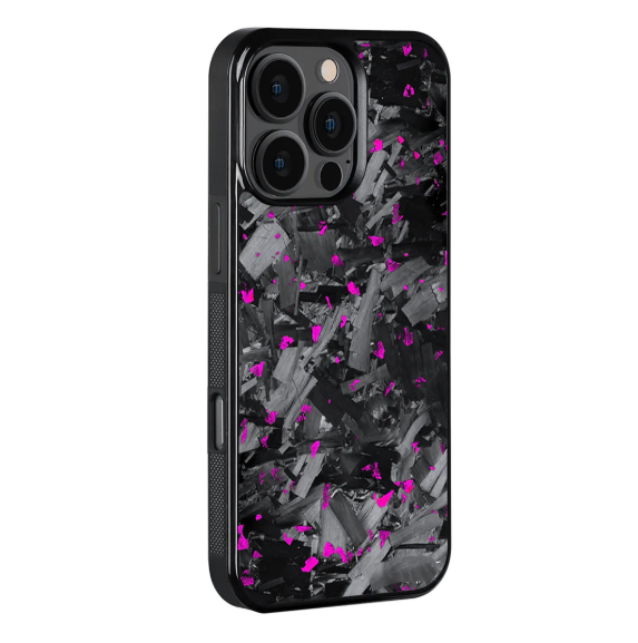 Coque en Carbone Forgé Iphone Violet (MagSafe)